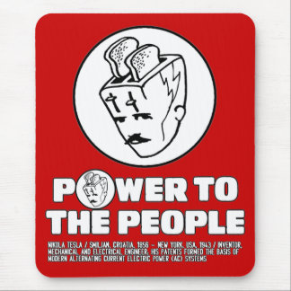 Toasterhead Tesla Power Mouse Mat