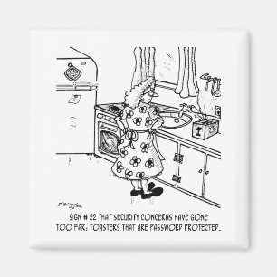 Toaster's Password Magnet