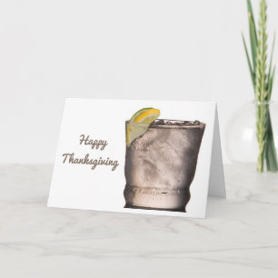 TOASTING "OUR FRIENDSHIP" AT THANKSGIVING HOLIDAY CARD