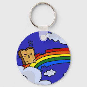 Toasty Rainbow Keychain