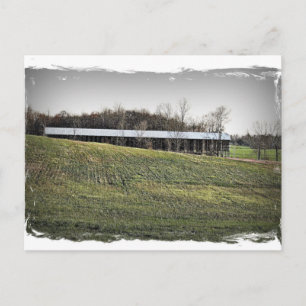 Tobacco Barn Postcard