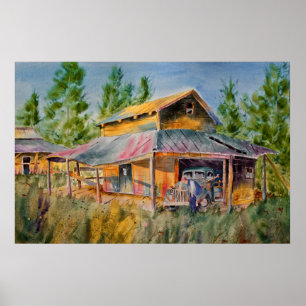 Tobacco Barn Print