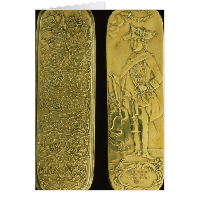 Tobacco box depticting Frederick II (Front)