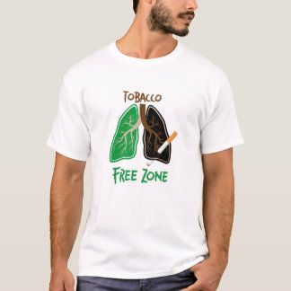 Tobacco Free Zone, Anti-Smoke T-Shirt