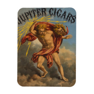 Tobacco Label, 1868. Magnet
