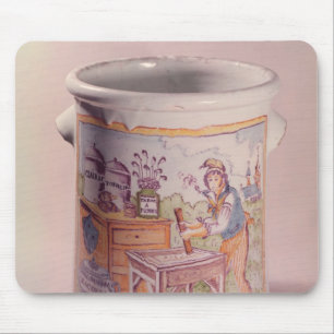 Tobacco pot depicting a tobacconist mouse mat