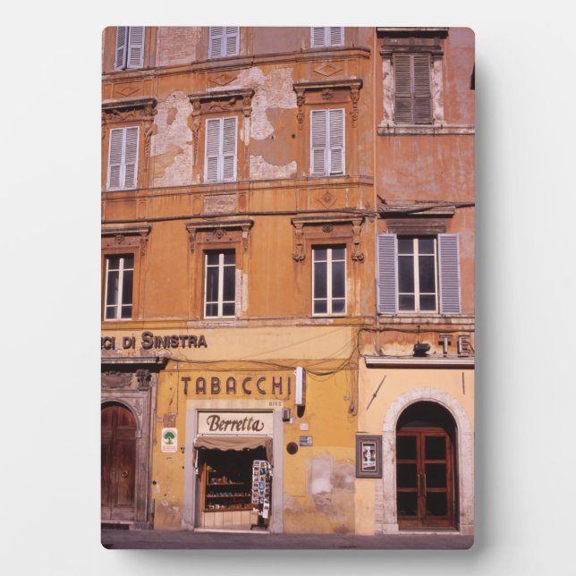 Tobacco Shop Perugia Poster Plaque (Front)