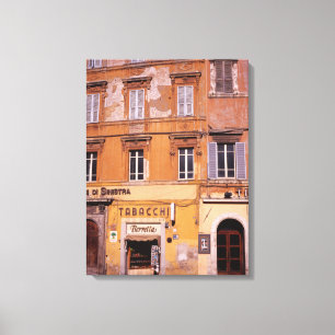 Tobacco Shop Perugia Poster Plaque Canvas Print