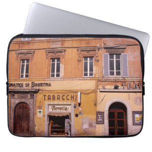 Tobacco Shop Perugia Poster Plaque Laptop Sleeve