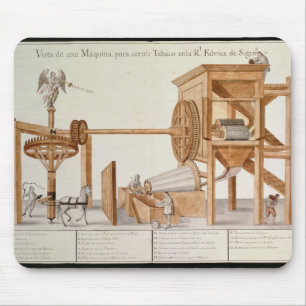 Tobacco Sieving Machine from the Royal Tobacco Mouse Mat