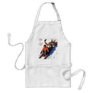 Tobagganing Standard Apron