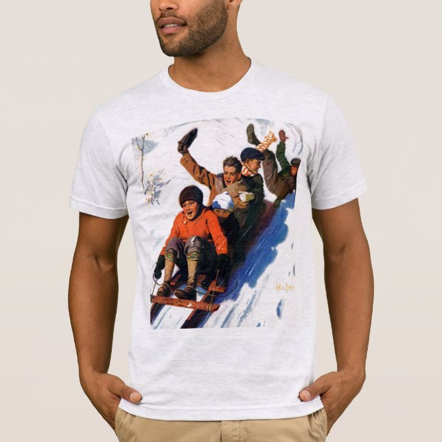 Tobagganing T-Shirt (Front)