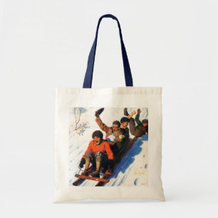 Tobagganing Tote Bag