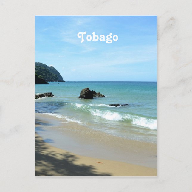Tobago Beach Postcard (Front)