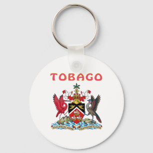 Tobago Coat Of Arms Key Ring