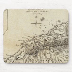 Tobago from actual surveys and observations mouse mat