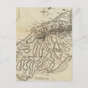 Tobago from actual surveys and observations postcard