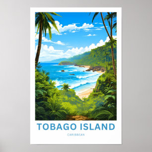 Tobago Island Caribbean Travel Print