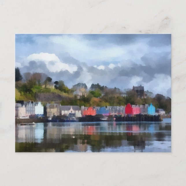 Tobermory Harbour Postcard (Front)