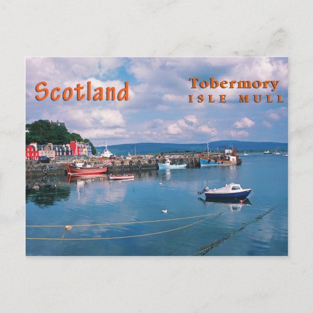 Tobermory, Isle of Mull, Scotland Postcard (Front)