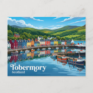 Tobermory Scotland Postcard