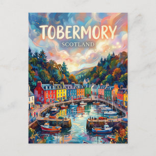 Tobermory Scotland Postcard