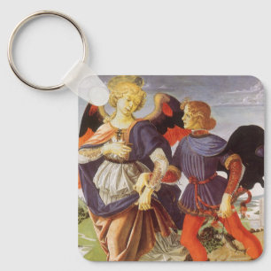 Tobias and the Angel by Andrea del Verrocchio Key Ring