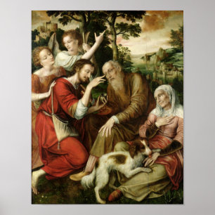 Tobias Curing his Father's Blindness, 1563 Poster