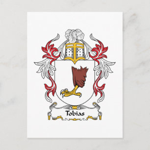 Tobias Family Crest Postcard