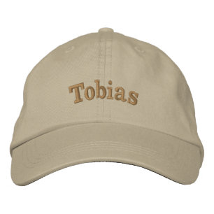 "Tobias" Mens Name Embroidered, Embroidered Hat