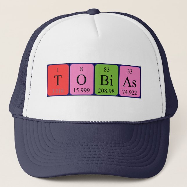 Tobias periodic table name hat (Front)