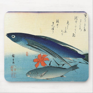 Tobiuo & Ishimochi - Colourful Japanese Fish Print Mouse Mat