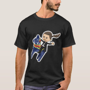 Toblerone Fudge on a Blue Dala Horse T-Shirt