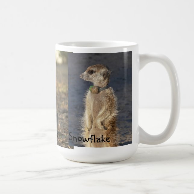 Toblerone Zaphod Snowflake Meerkat Mug (Right)