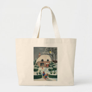 Tobogganing Large Tote Bag