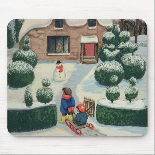 Tobogganing Mouse Mat