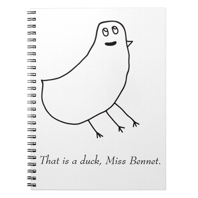 TOBS Duck Notebook (Front)