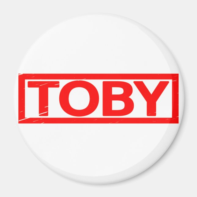 Toby Stamp Magnet (Front)