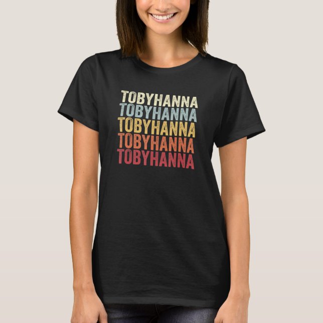 Tobyhanna Pennsylvania Tobyhanna PA Retro Vintage  T-Shirt (Front)