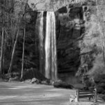 Toccoa Falls in Black and White Jigsaw Puzzle<br><div class="desc">Toccoa Falls is one of the easiest waterfalls to get to in Northern Georgia. It is such a peaceful place. Toccoa Falls is a natural waterfall located in Toccoa, Georgia, USA. The waterfall is situated on the campus of Toccoa Falls College, a private Christian liberal arts college. The history of...</div>