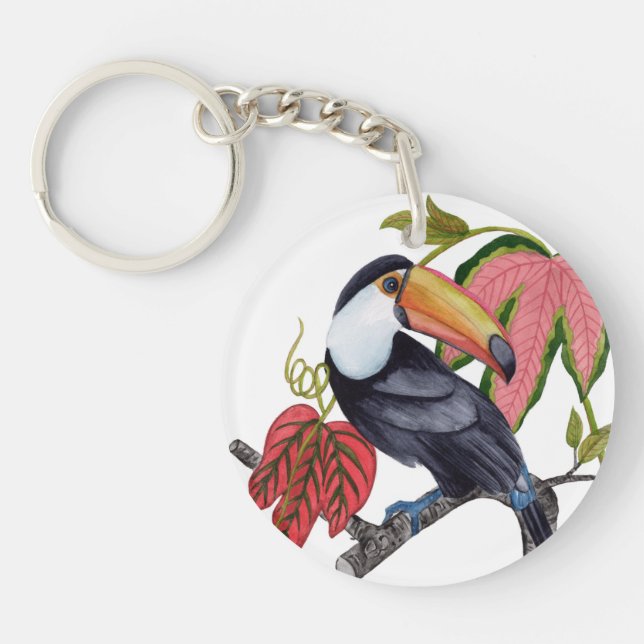 Toco Toucan Key Ring (Front)