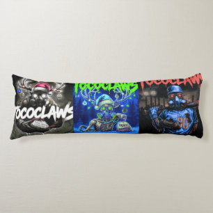 TOCOCLAWS Biohazard Skeleton: Radioactive Gas Mask Body Cushion