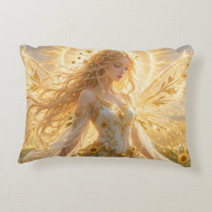 TOCOCLAWS Crystal Amethyst Fairy Fantasy Angel Decorative Cushion