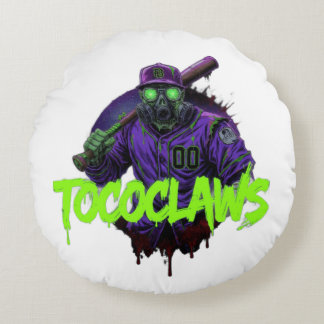 TOCOCLAWS Wasteland Stalker: Radioactive Ghoul Round Cushion