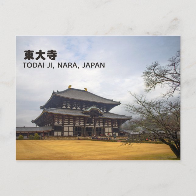 Todai-ji 東大寺  Nara, Japan Travel Postcard (Front)