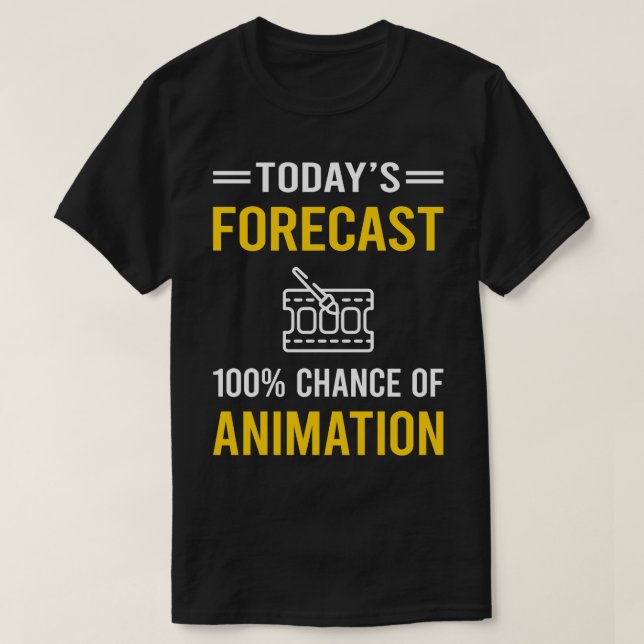 Today Forecast Animation T-Shirt (Design Front)