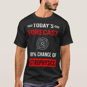 Today Forecast Astrophysics Astrophysicist T-Shirt