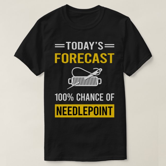 Today Forecast  Canvas Work T-Shirt (Design Front)