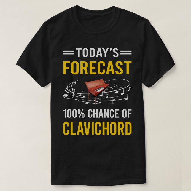 Today Forecast Clavichord T-Shirt (Design Front)