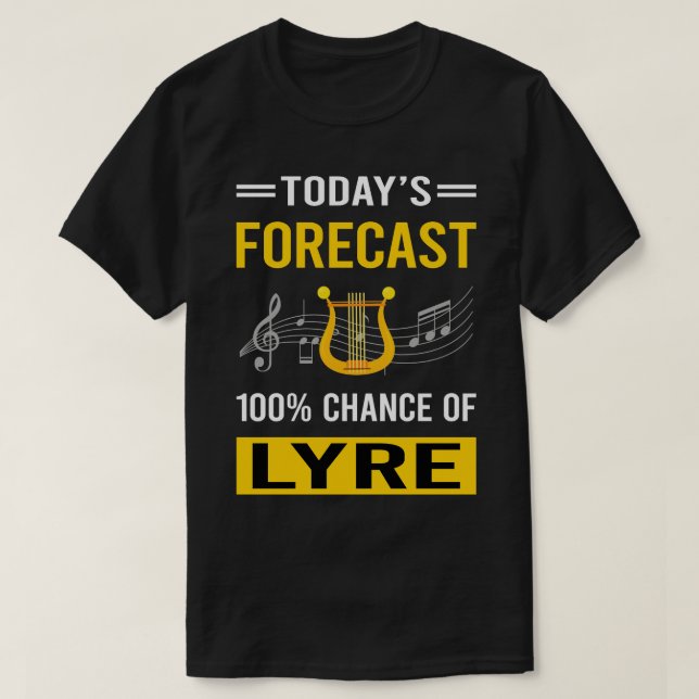 Today Forecast Lyre T-Shirt (Design Front)